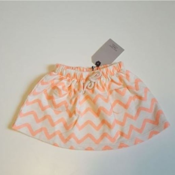 Zara Other - Zara Skirt Size 3-4 Years Cream And Orange